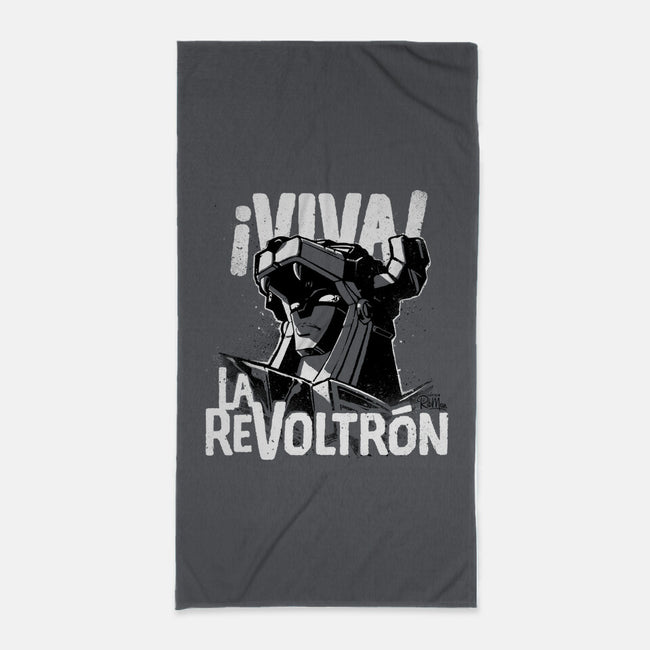 Viva la Revoltron!-none beach towel-Captain Ribman