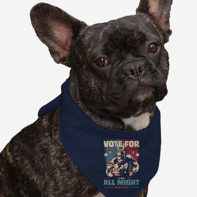 Vote for Plus Ultra!-dog bandana pet collar-nerduniverse