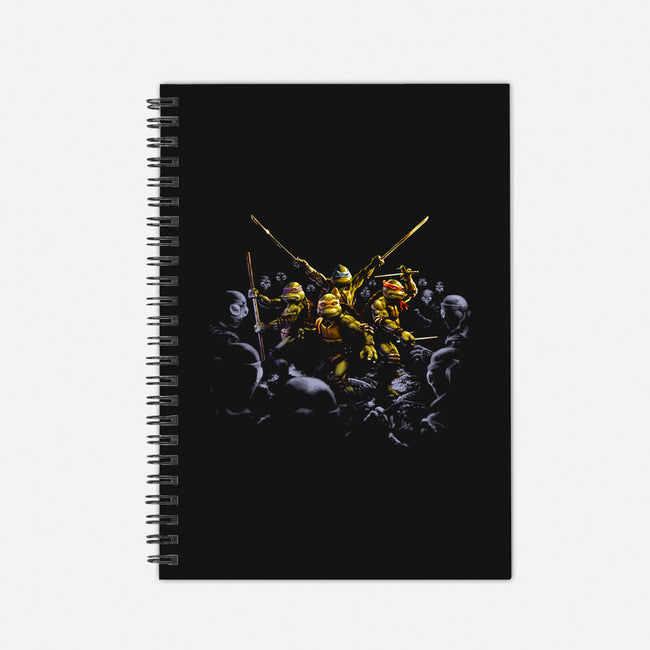 Vs Ninjas-none dot grid notebook-hugohugo