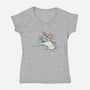 Vultures-womens v-neck tee-tolagunestro