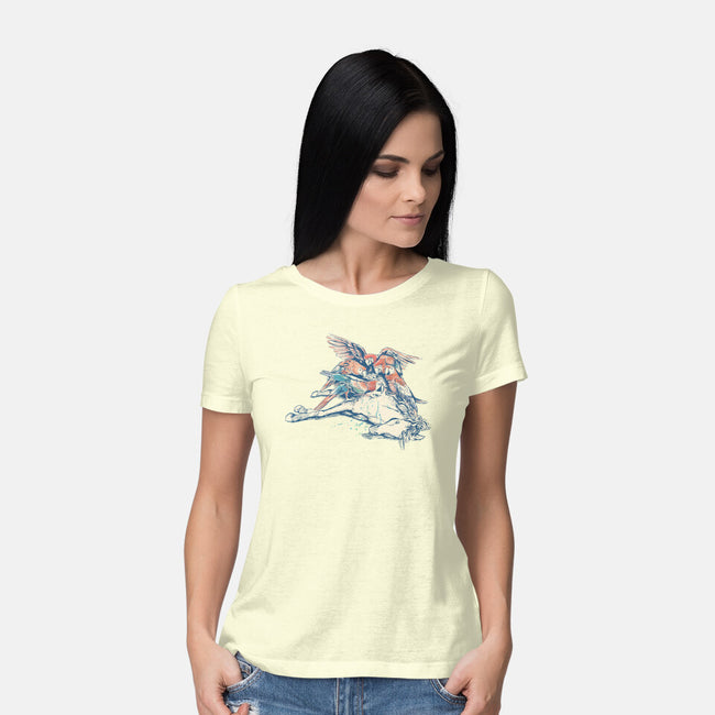 Vultures-womens basic tee-tolagunestro