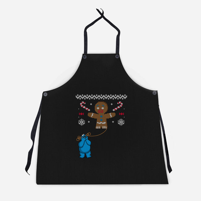 Ugly Cookie!-unisex kitchen apron-Raffiti