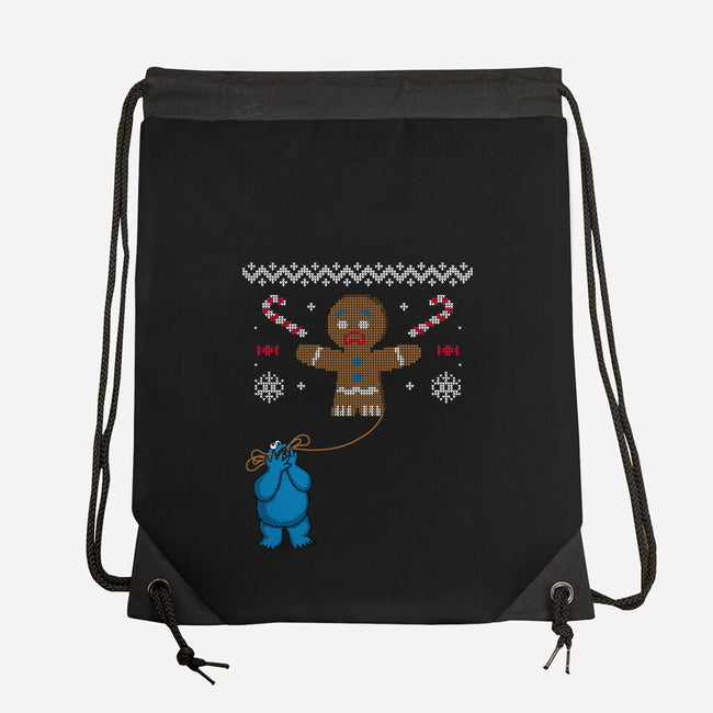 Ugly Cookie!-none drawstring bag-Raffiti