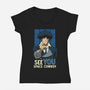 Uncle Spike-womens v-neck tee-adho1982