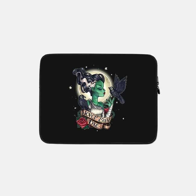 Undead-none zippered laptop sleeve-TimShumate