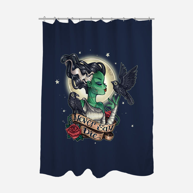 Undead-none polyester shower curtain-TimShumate