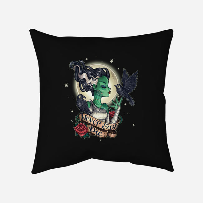 Undead-none removable cover w insert throw pillow-TimShumate