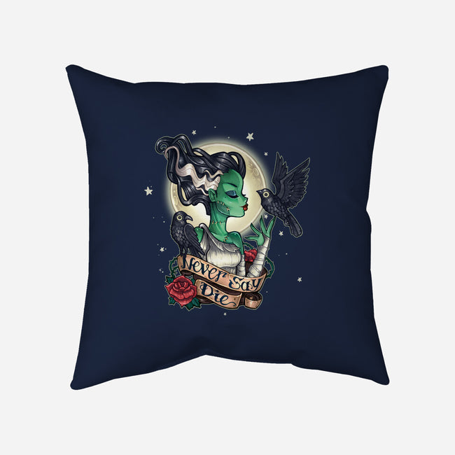 Undead-none removable cover w insert throw pillow-TimShumate