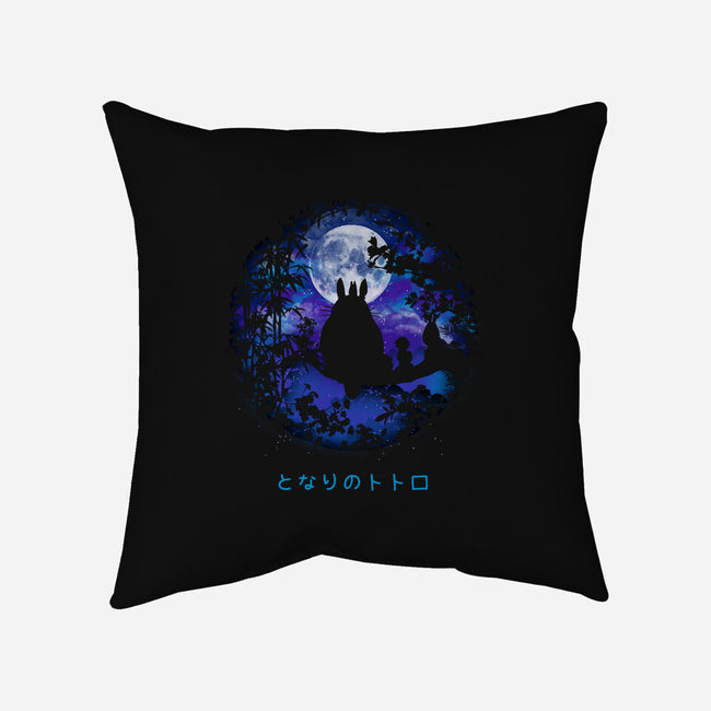 Under The Moon-none removable cover w insert throw pillow-pescapin