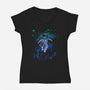 Under The Sky-womens v-neck tee-tobefonseca