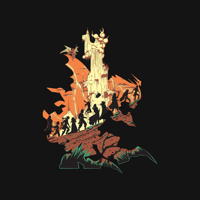 Unfinished Ruin-none drawstring bag-Adams Pinto