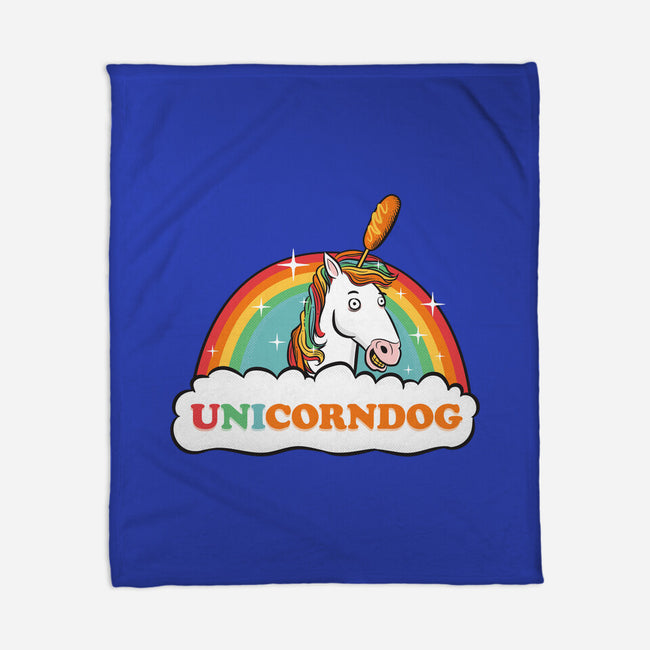UniCorndog-none fleece blanket-hbdesign