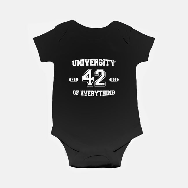 University of Everything-baby basic onesie-SergioDoe
