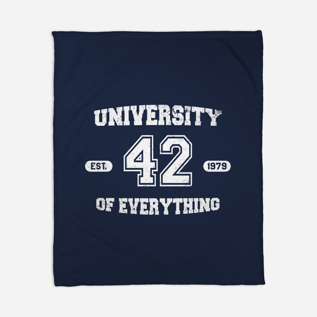 University of Everything-none fleece blanket-SergioDoe