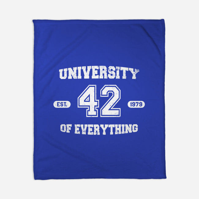 University of Everything-none fleece blanket-SergioDoe