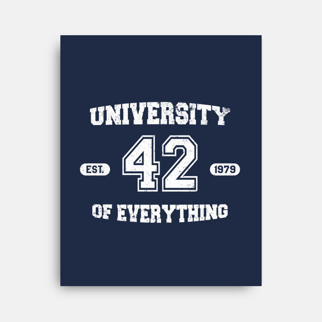 University of Everything-none stretched canvas-SergioDoe