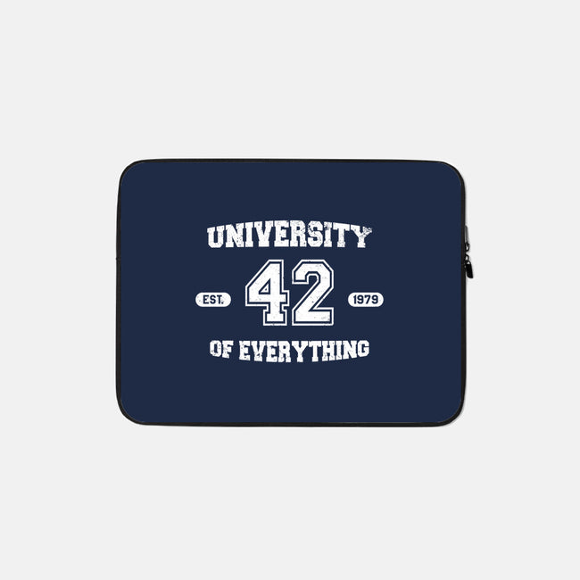 University of Everything-none zippered laptop sleeve-SergioDoe