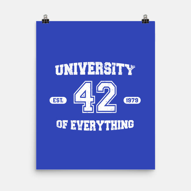 University of Everything-none matte poster-SergioDoe