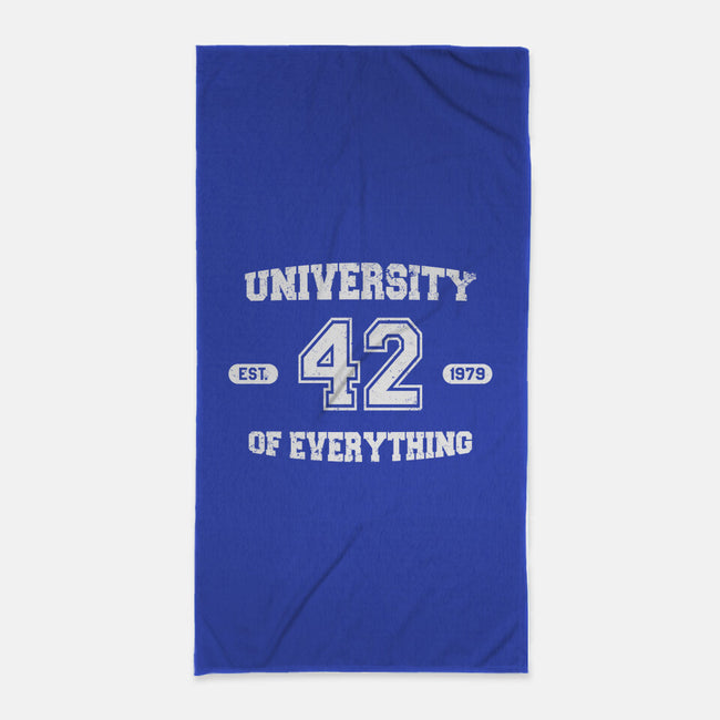 University of Everything-none beach towel-SergioDoe