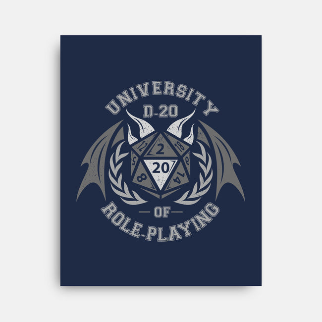 University of Role-Playing-none stretched canvas-jrberger
