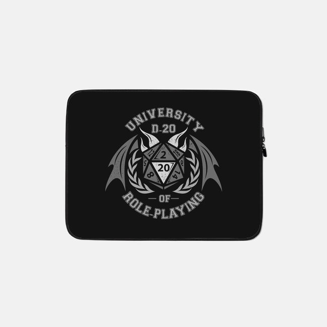 University of Role-Playing-none zippered laptop sleeve-jrberger