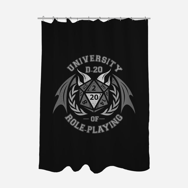 University of Role-Playing-none polyester shower curtain-jrberger