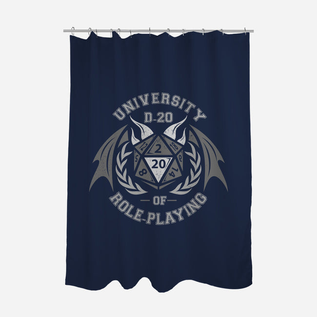 University of Role-Playing-none polyester shower curtain-jrberger