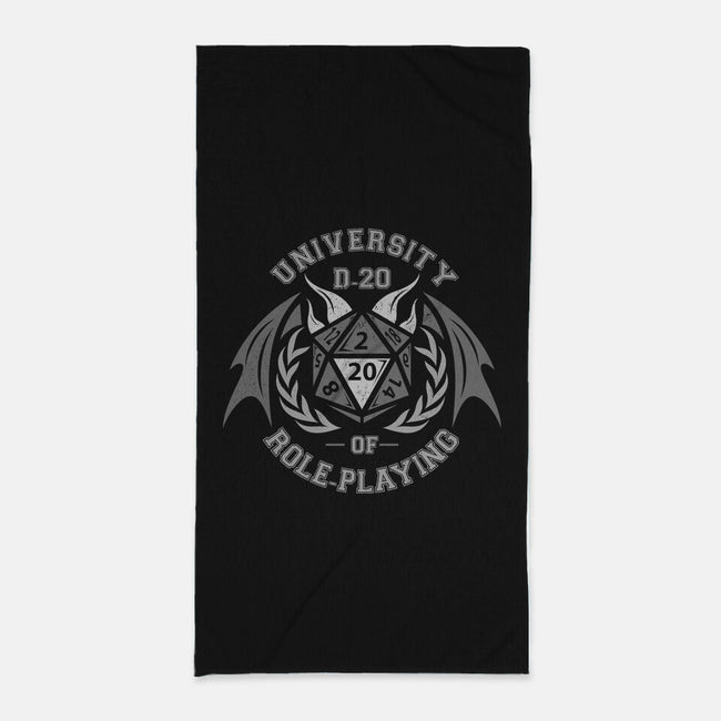 University of Role-Playing-none beach towel-jrberger