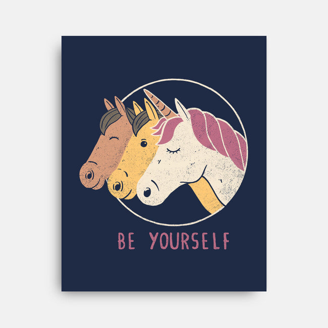 Unless You Can Be a Unicorn-none stretched canvas-tobefonseca