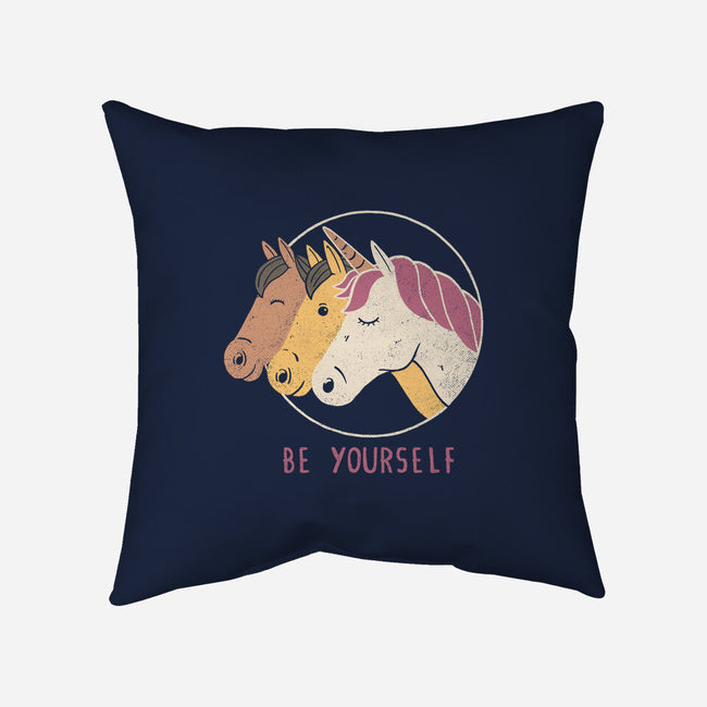 Unless You Can Be a Unicorn-none removable cover w insert throw pillow-tobefonseca