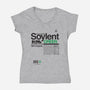 Unprocessed Soylent Green-womens v-neck tee-Captain Ribman