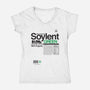 Unprocessed Soylent Green-womens v-neck tee-Captain Ribman