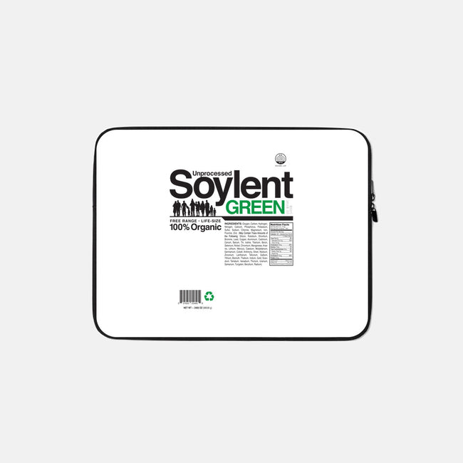 Unprocessed Soylent Green-none zippered laptop sleeve-Captain Ribman