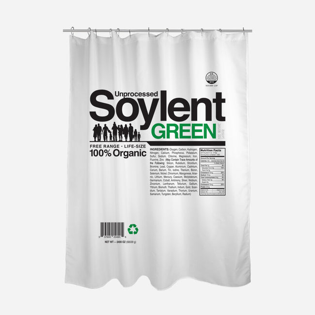 Unprocessed Soylent Green-none polyester shower curtain-Captain Ribman