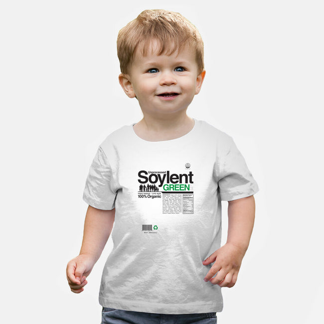 Unprocessed Soylent Green-baby basic tee-Captain Ribman