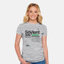 Unprocessed Soylent Green-womens fitted tee-Captain Ribman