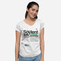 Unprocessed Soylent Green-womens v-neck tee-Captain Ribman