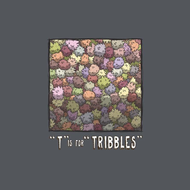 T is for Tribbles-none removable cover w insert throw pillow-otisframpton