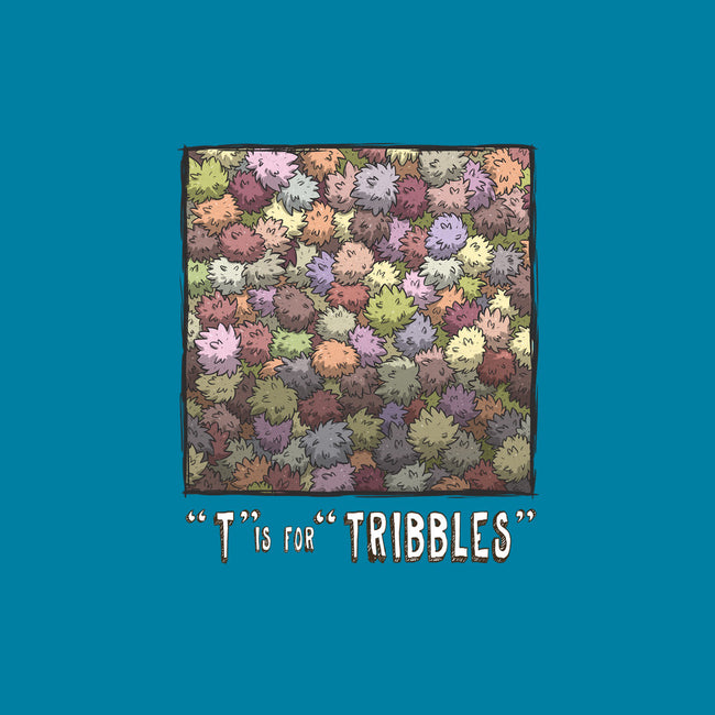 T is for Tribbles-none glossy sticker-otisframpton