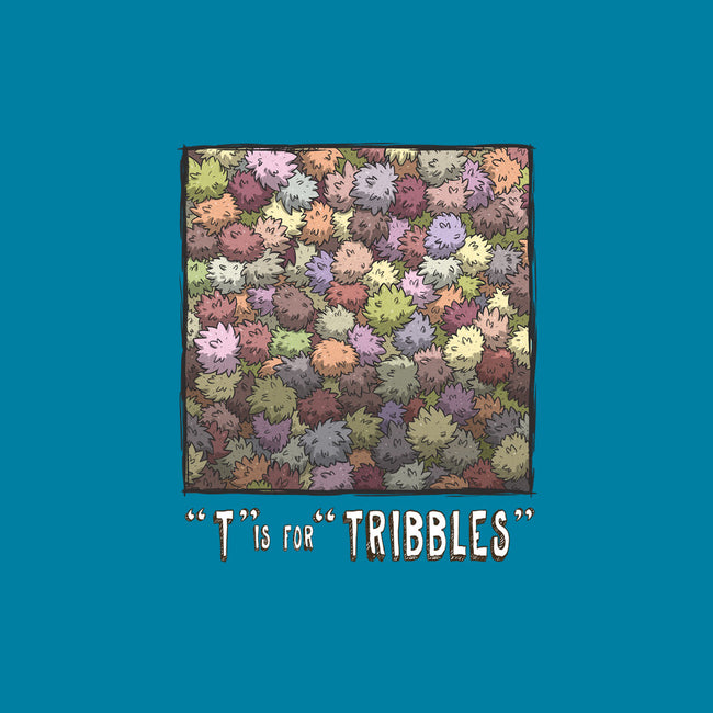 T is for Tribbles-none beach towel-otisframpton