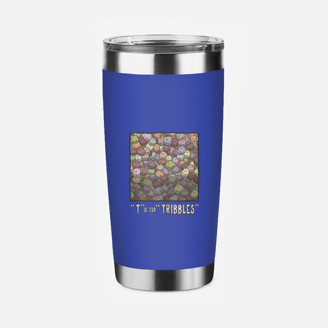 T is for Tribbles-none stainless steel tumbler drinkware-otisframpton