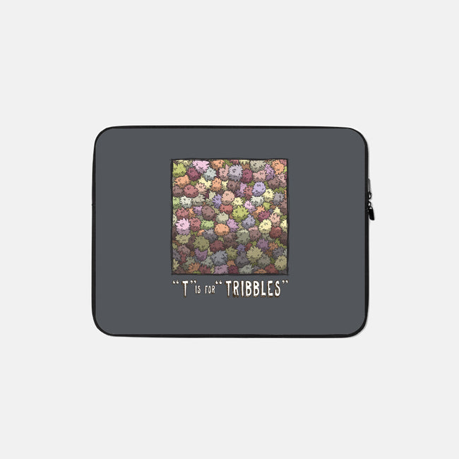 T is for Tribbles-none zippered laptop sleeve-otisframpton