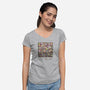 T is for Tribbles-womens v-neck tee-otisframpton