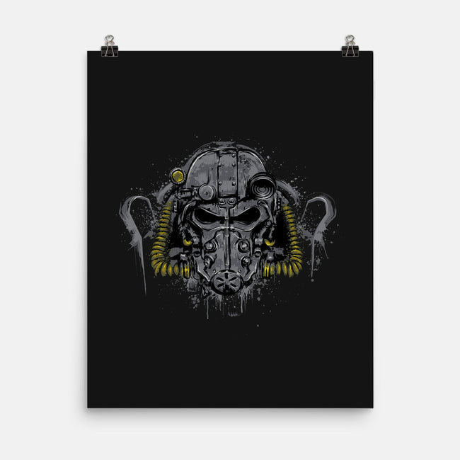 T-60 Power Armor-none matte poster-DrMonekers