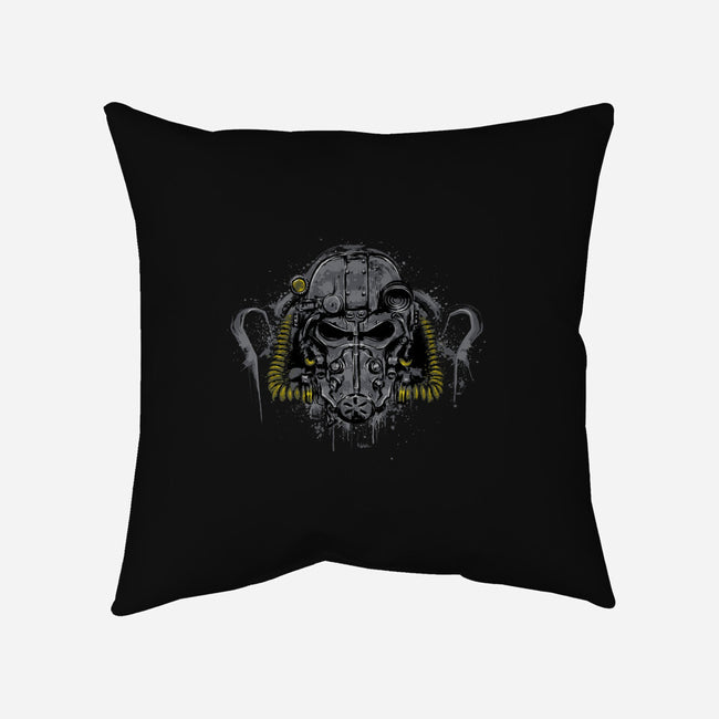 T-60 Power Armor-none removable cover throw pillow-DrMonekers