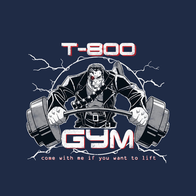 T-800 Gym-none polyester shower curtain-Coinbox Tees