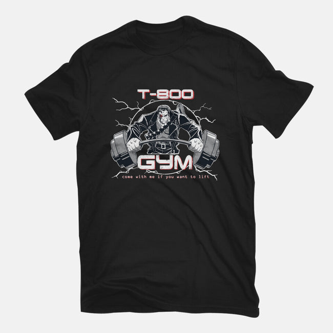 T-800 Gym-unisex basic tee-Coinbox Tees