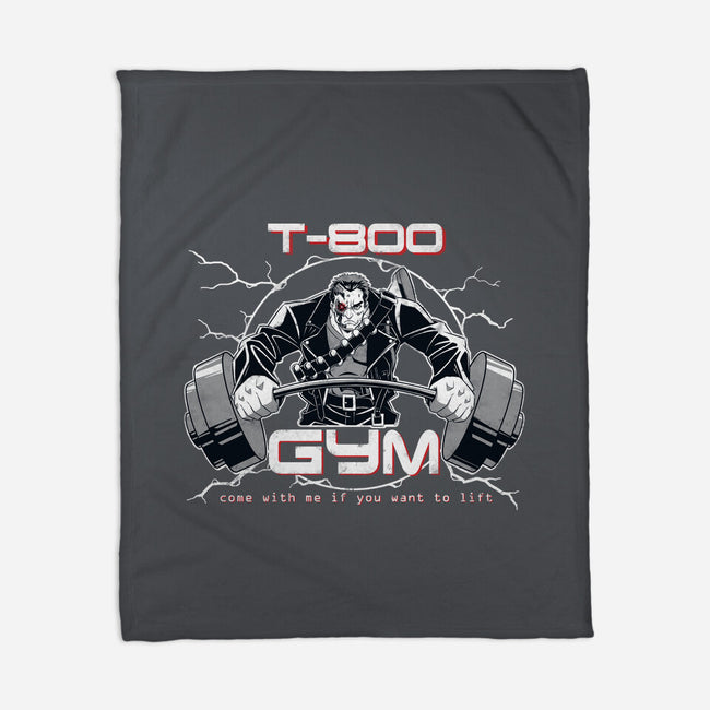 T-800 Gym-none fleece blanket-Coinbox Tees