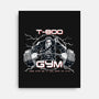 T-800 Gym-none stretched canvas-Coinbox Tees