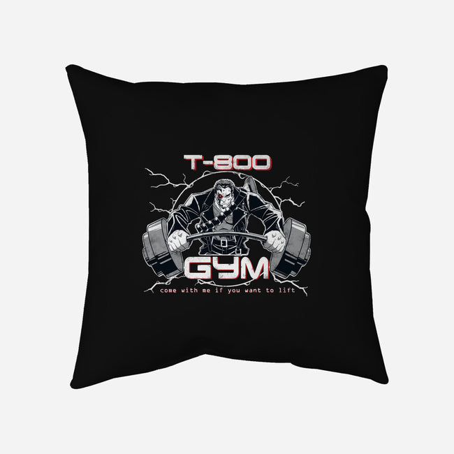 T-800 Gym-none removable cover w insert throw pillow-Coinbox Tees